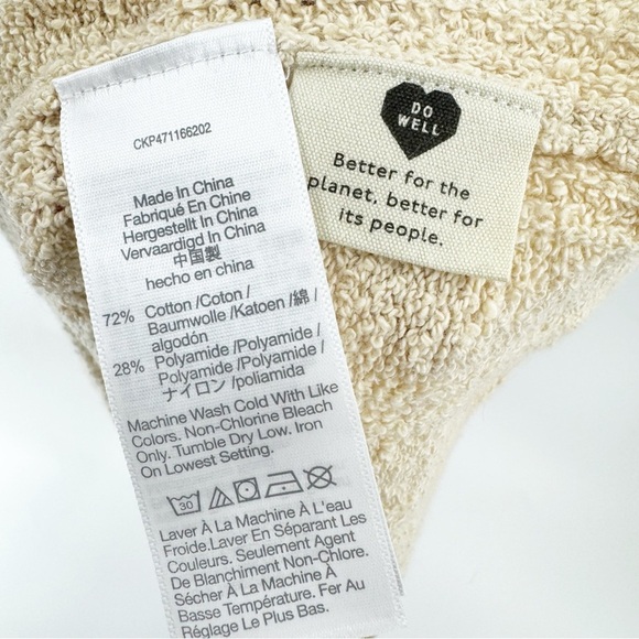 ✅ MADEWELL CREAM Ribbed Sleeveless Midi Sweater Dress SIZE LARGE SP23 - Picture 6 of 7